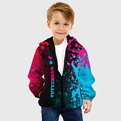 Куртка с капюшоном детская Tottenham - neon gradient: по-вертикали, цвет: 3D-черный — фото 2