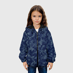 Куртка с капюшоном детская Сизый камуфляж, цвет: 3D-черный — фото 2