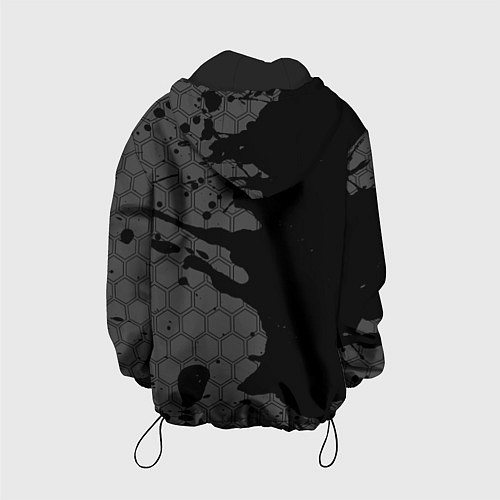 Детская куртка Metro Exodus glitch на темном фоне: по-вертикали / 3D-Черный – фото 2