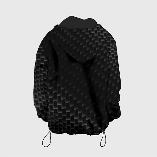 Детская куртка Fiat карбоновый фон / 3D-Черный – фото 2