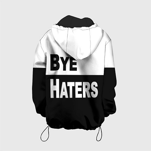 Детская куртка Hi haters - Bye haters / 3D-Черный – фото 2