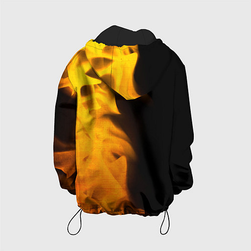 Детская куртка PUBG - gold gradient: по-вертикали / 3D-Черный – фото 2