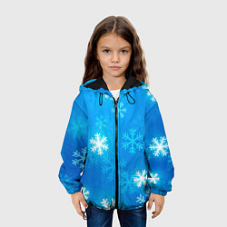 Куртка с капюшоном детская Зима 2023, цвет: 3D-черный — фото 2