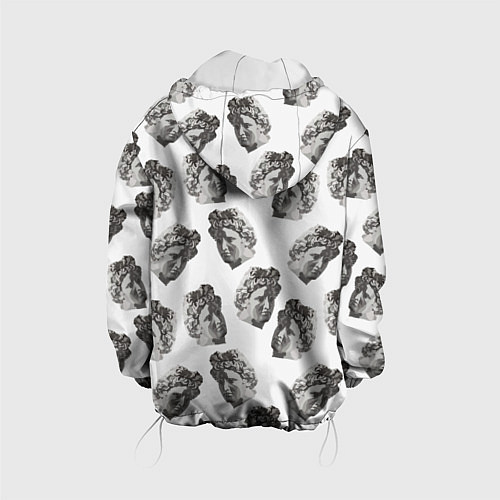 Детская куртка Аполлон - паттерн / 3D-Белый – фото 2