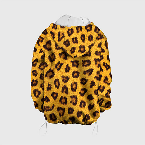 Детская куртка Текстура леопарда / 3D-Белый – фото 2
