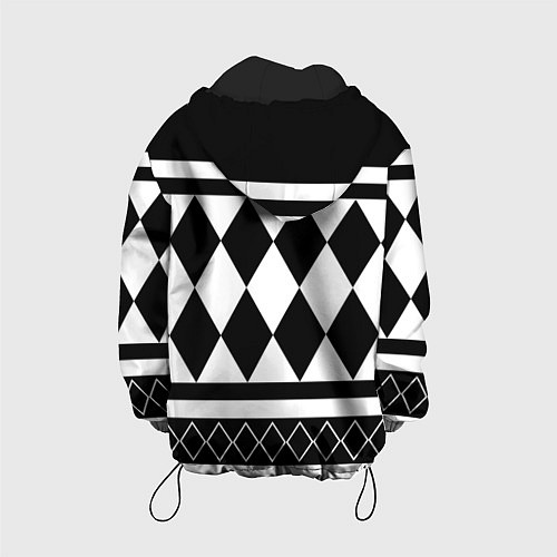 Детская куртка Узор Кена Рюгуджи / 3D-Черный – фото 2