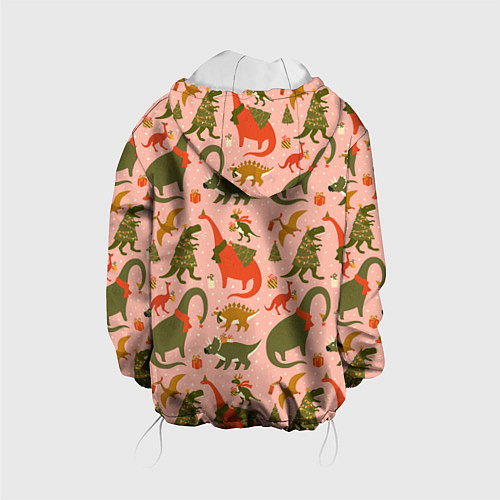 Детская куртка Dinosaurs with gifts / 3D-Белый – фото 2
