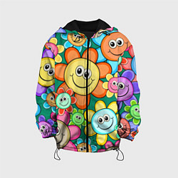 Детская куртка Ромашки - смайлы