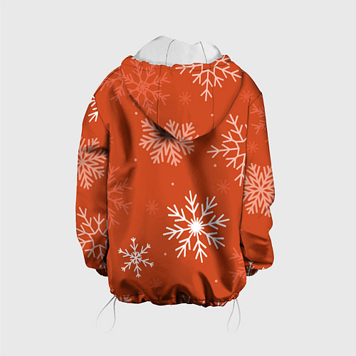 Детская куртка Orange snow / 3D-Белый – фото 2