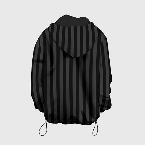 Детская куртка Ученик академии Невермор ЧБ: униформа / 3D-Черный – фото 2