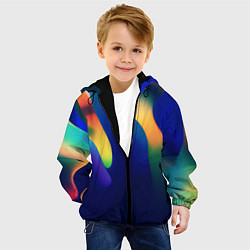 Куртка с капюшоном детская Death Stranding мир, цвет: 3D-черный — фото 2
