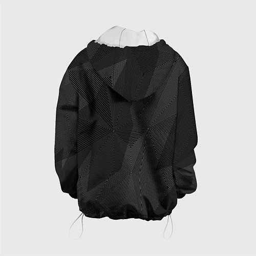 Детская куртка Черный матовый / 3D-Белый – фото 2