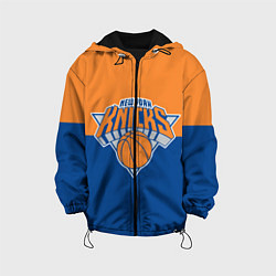 Куртка с капюшоном детская Нью-Йорк Никс НБА, цвет: 3D-черный