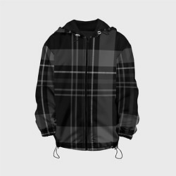 Детская куртка Темная клетка