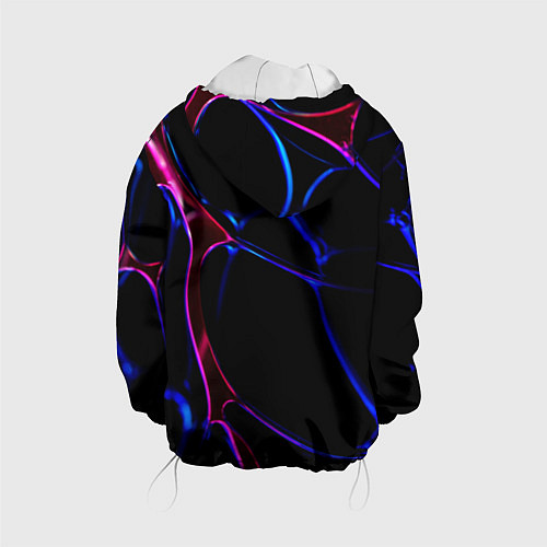 Детская куртка Синне красный фон / 3D-Белый – фото 2