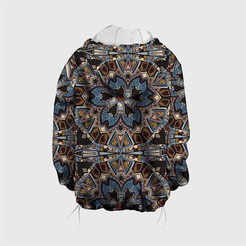 Детская куртка Этнический круговой орнамент / 3D-Белый – фото 2