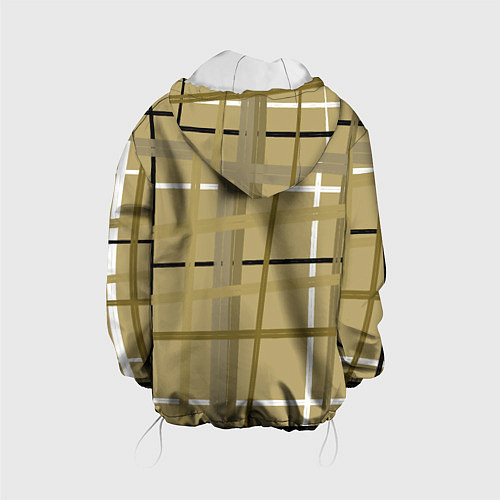 Детская куртка Светлый квадрат / 3D-Белый – фото 2