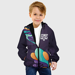 Куртка с капюшоном детская GTA graffity splash, цвет: 3D-черный — фото 2