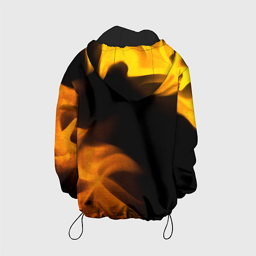 Детская куртка Saints Row - gold gradient: надпись, символ / 3D-Черный – фото 2