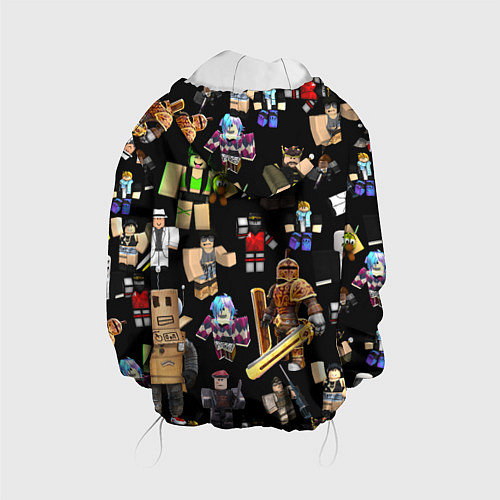 Детская куртка Роблокс и его персонажи / 3D-Белый – фото 2