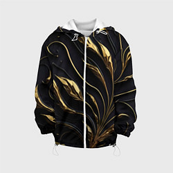 Детская куртка Золотой орнамент на черном