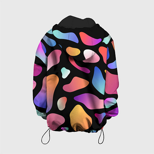 Детская куртка Fashionable colorful pattern / 3D-Черный – фото 2