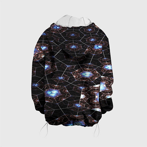 Детская куртка Матрица вселенной / 3D-Белый – фото 2