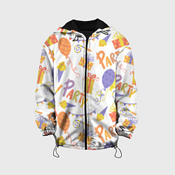Куртка с капюшоном детская Party style, цвет: 3D-черный