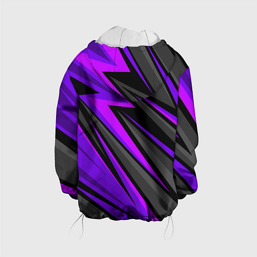 Детская куртка Спорт униформа - пурпурный / 3D-Белый – фото 2