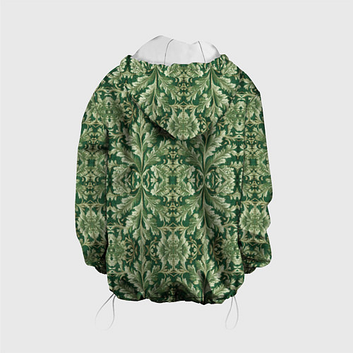 Детская куртка Зелёный гобелен / 3D-Белый – фото 2