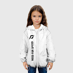 Куртка с капюшоном детская Need for Speed glitch на светлом фоне: по-вертикал, цвет: 3D-белый — фото 2