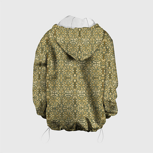 Детская куртка Средневековый лиственный узор / 3D-Белый – фото 2