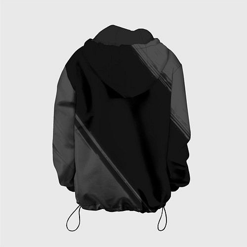 Детская куртка No Mans Sky glitch на темном фоне: надпись, символ / 3D-Черный – фото 2