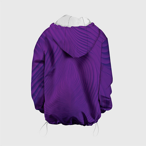 Детская куртка Фантазия в фиолетовом / 3D-Белый – фото 2