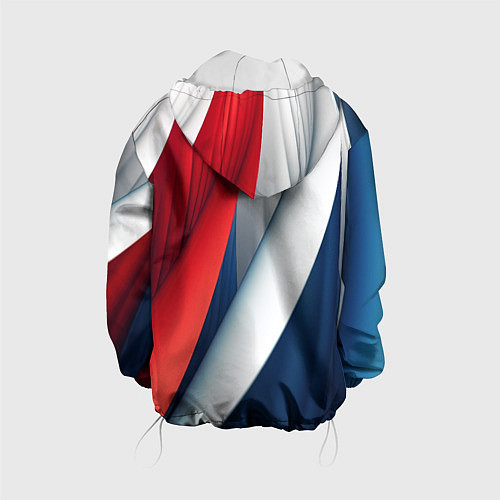 Детская куртка Герб России абстракция / 3D-Белый – фото 2