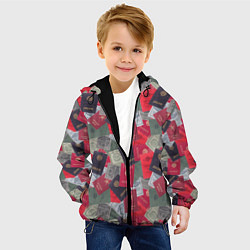 Куртка с капюшоном детская Документы Советского Союза, цвет: 3D-черный — фото 2