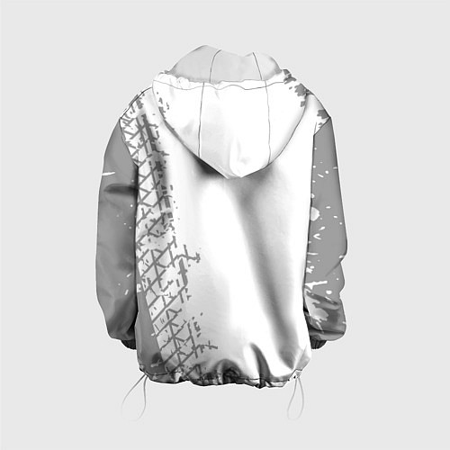 Детская куртка Citroen speed на светлом фоне со следами шин: по-в / 3D-Белый – фото 2