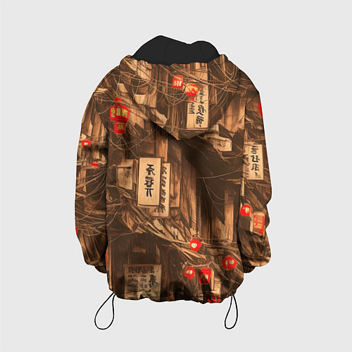 Детская куртка Китайский квартал / 3D-Черный – фото 2