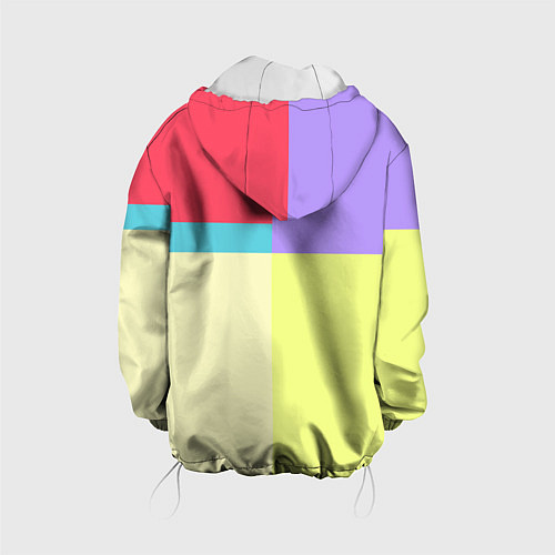 Детская куртка Блек Пинк - разноцветный / 3D-Белый – фото 2