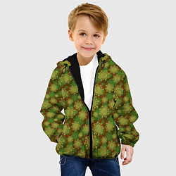 Куртка с капюшоном детская Вирус - камуфляж, цвет: 3D-черный — фото 2