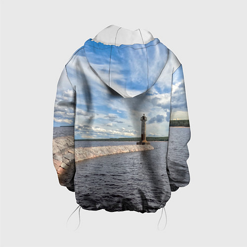 Детская куртка Маяк на Ладоге / 3D-Белый – фото 2