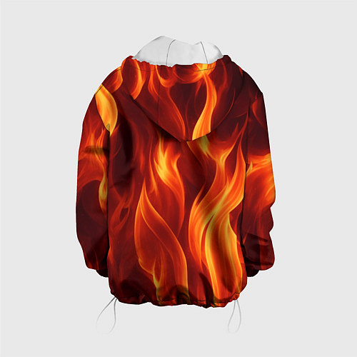 Детская куртка Пламя огня / 3D-Белый – фото 2