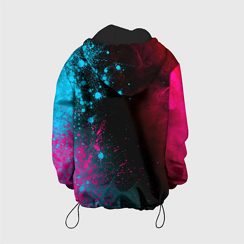 Детская куртка Changan - neon gradient: по-вертикали / 3D-Черный – фото 2