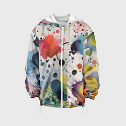 Детская куртка Colorful blots - vogue - abstraction