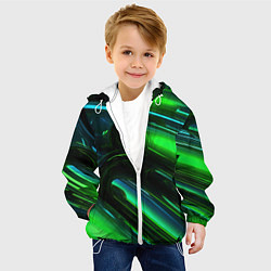 Куртка с капюшоном детская Green elemetns, цвет: 3D-белый — фото 2