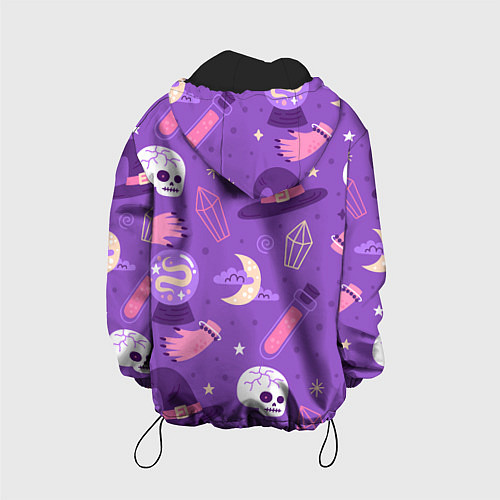 Детская куртка Ведьмин узор / 3D-Черный – фото 2