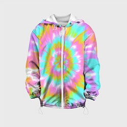 Детская куртка Tie-Dye кислотный в стиле барби