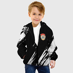 Куртка с капюшоном детская Ссср спортивный стиль, цвет: 3D-черный — фото 2