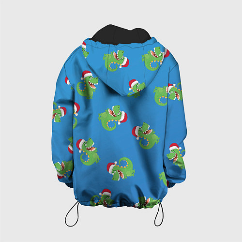 Детская куртка Новогодний дракончик / 3D-Черный – фото 2