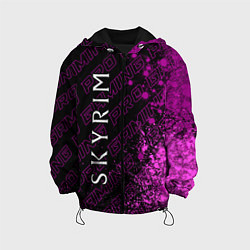Куртка с капюшоном детская Skyrim pro gaming: по-вертикали, цвет: 3D-черный